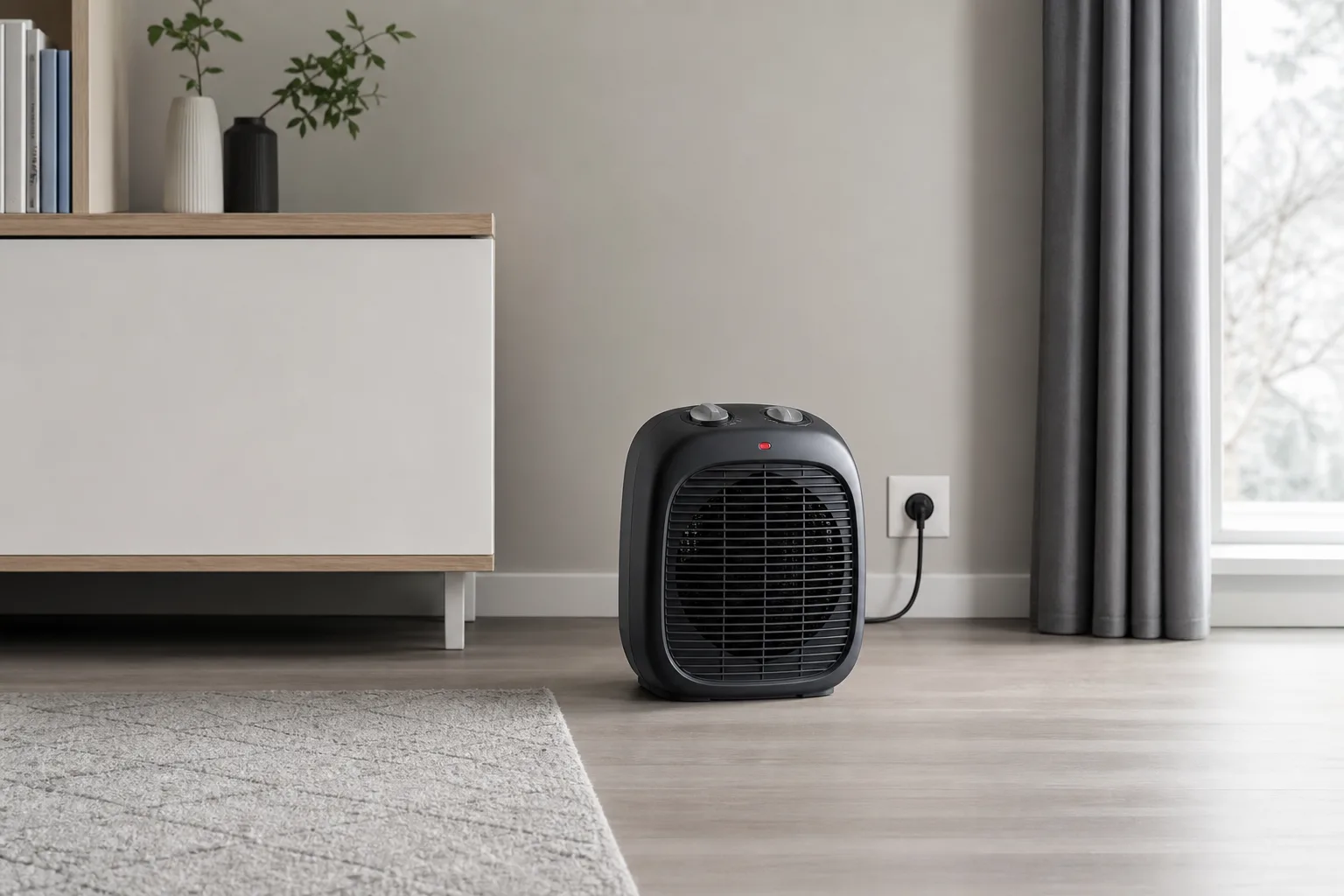 Heizluefter im Wohnraum effektiv platzieren: Positionierung und Luftstrom